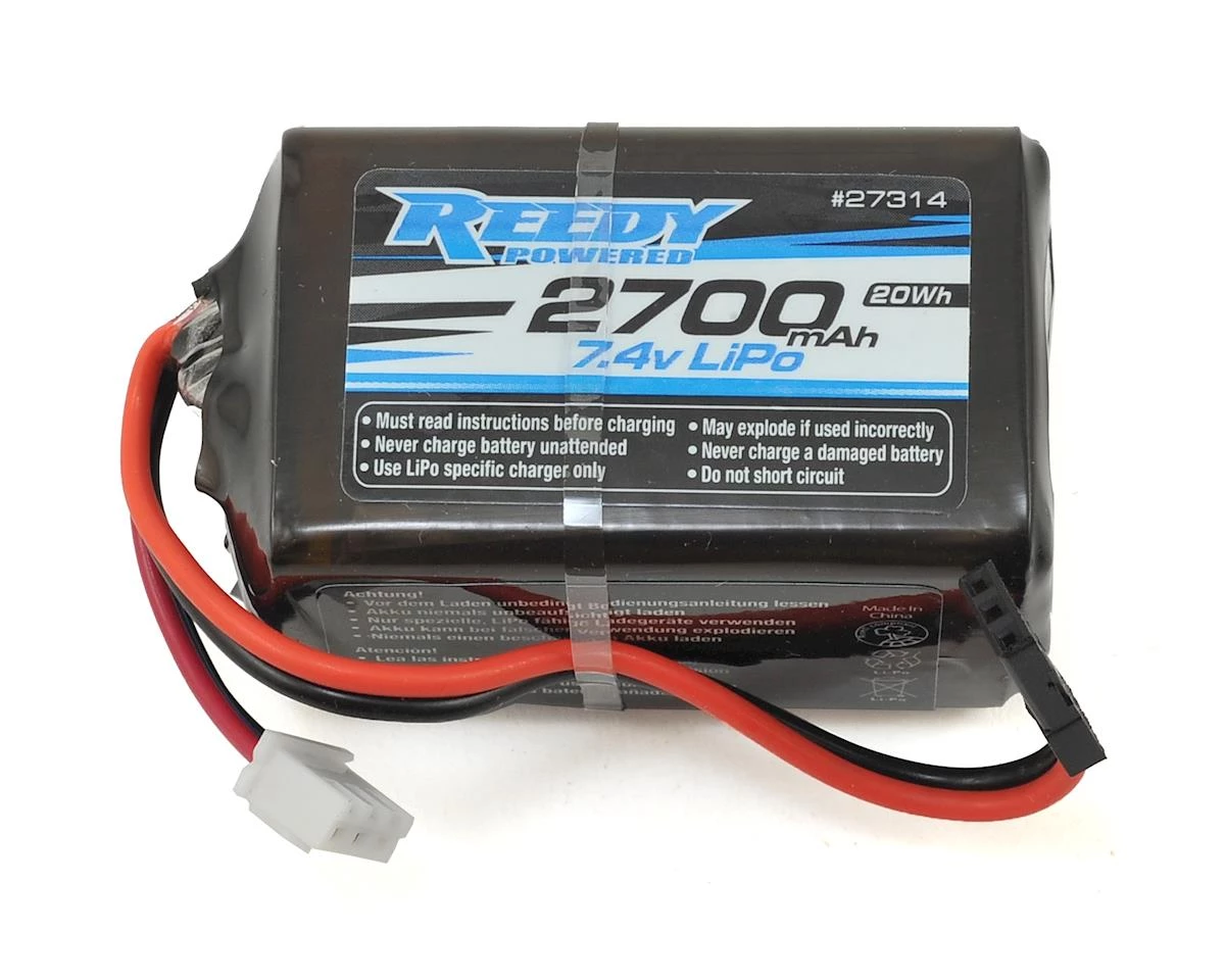Reedy 2S Hump LiPo Receiver Battery Pack (7.4V/2700mAh) 1 Reedy 2S Hump LiPo Receiver Battery Pack (7.4V/2700mAh)