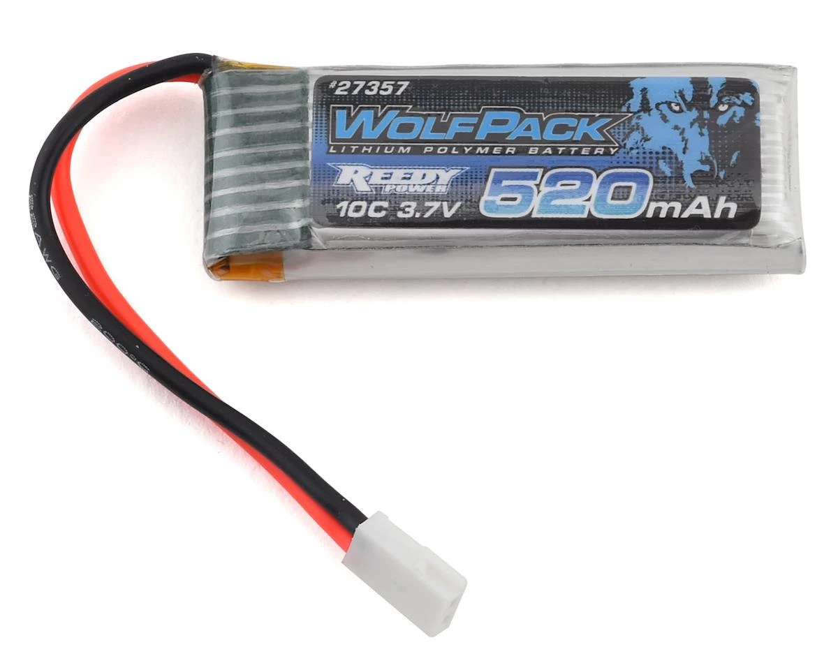 Reedy WolfPack 1S LiPo 10C Battery Pack w/Micro Connector (3.7V/520mAh) 1 Reedy WolfPack 1S LiPo 10C Battery Pack w/Micro Connector (3.7V/520mAh)