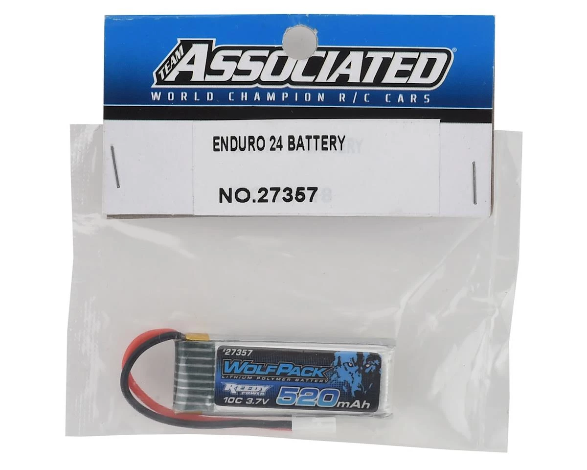 Reedy WolfPack 1S LiPo 10C Battery Pack w/Micro Connector (3.7V/520mAh) 2 Reedy WolfPack 1S LiPo 10C Battery Pack w/Micro Connector (3.7V/520mAh) - Image 2