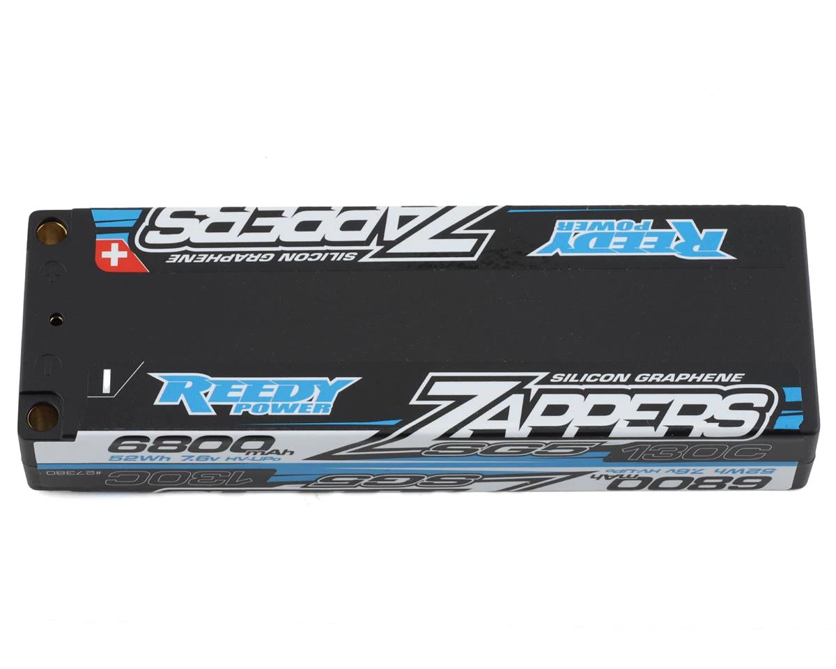 Reedy Zappers HV SG5 2S Low Profile 130C LiPo Battery (7.6V/6800mAh) w/5mm Bullets 1 Reedy Zappers HV SG5 2S Low Profile 130C LiPo Battery (7.6V/6800mAh) w/5mm Bullets