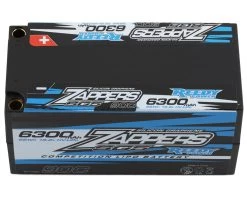 RJ Speed And Reedy Sales 45 Reedy Zappers HV SG5 Shorty 90C LiPo Battery (15.2V/6300mAh) w/5mm Bullets