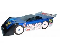 RJ Speed 1/8 Mega Wedge 2 Dirt Oval Late Model Body (Clear) -RJ Speed And Reedy Sales rjs1058 2